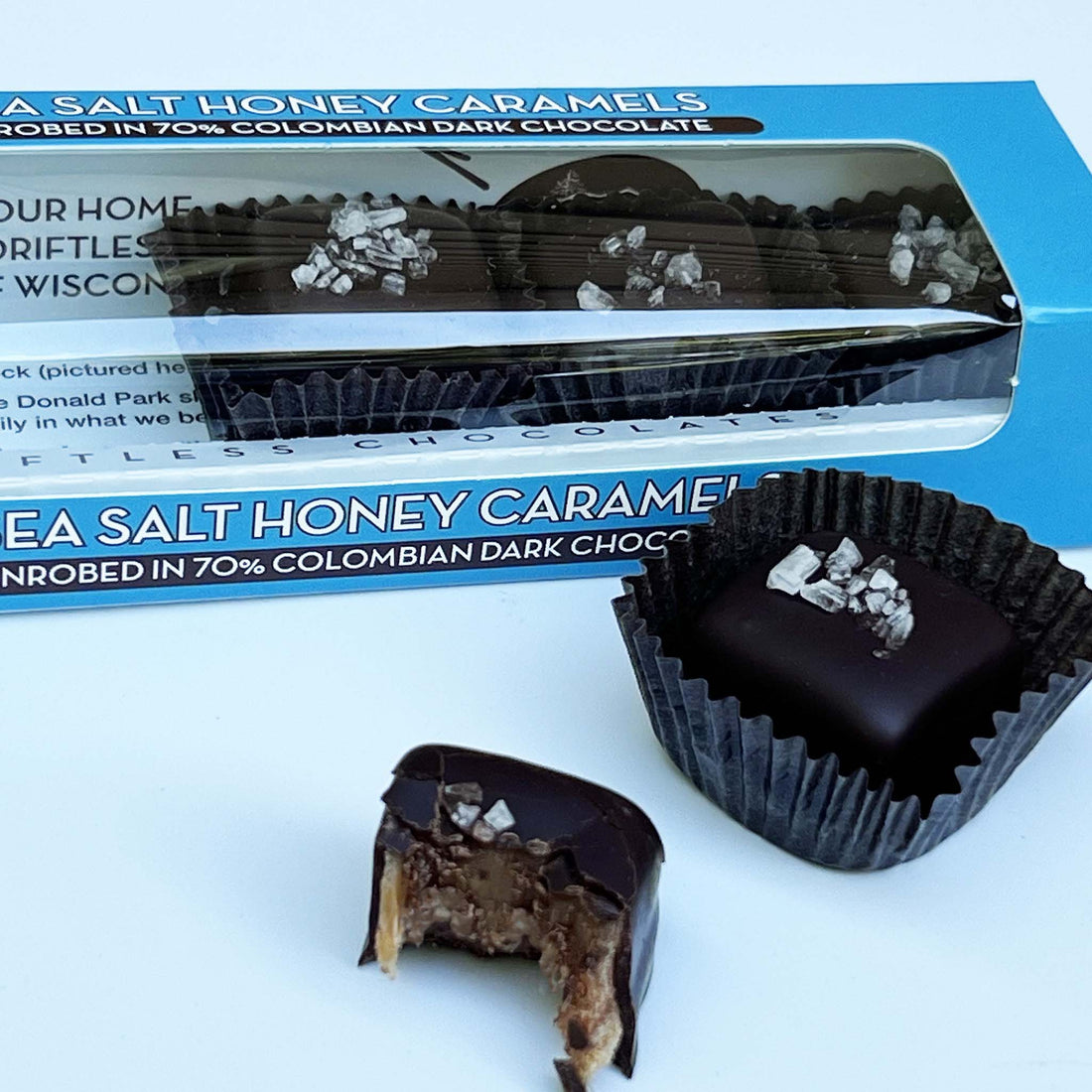 CARAMELS - Sea Salt Honey - 5 piece sleeve