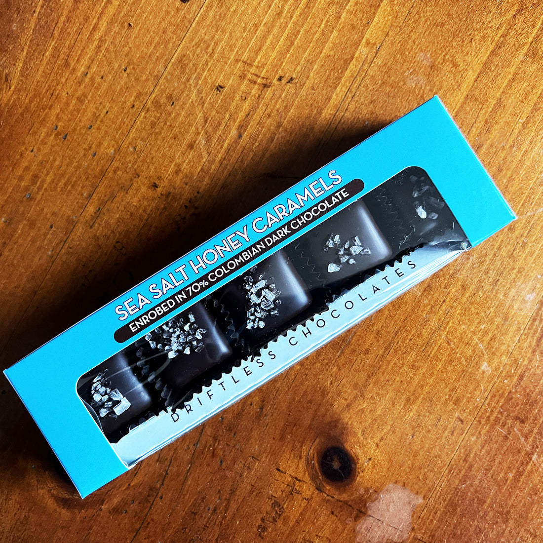CARAMELS - Sea Salt Honey - 5 piece sleeve