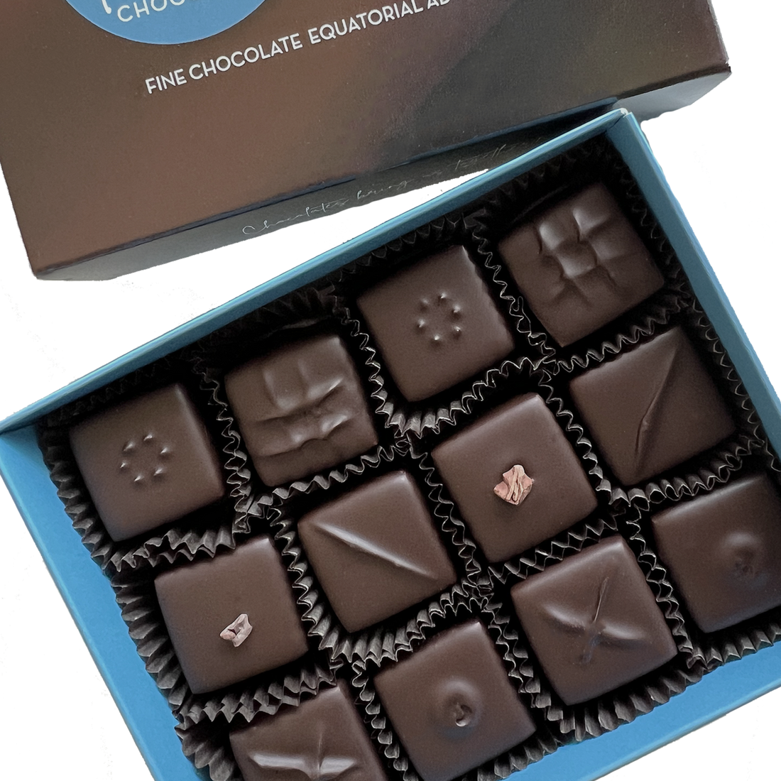 chocolat Aesop Artisan Dark© - 12-pc Fine Chocolate Equatorial Adventure