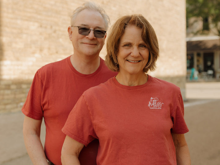 Stan Kitson and Robyn Kitson founded Driftless Chocolates out of a love for fine chocolates, and in celebration of years together.